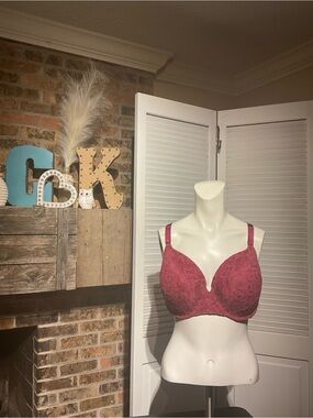 torrid Lace Full-Coverage Underwire Bra burgundy size 40DDD